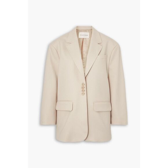 BY MALENE BIRGER Biena Woven Blazer Beige Small - Picture 2 of 6